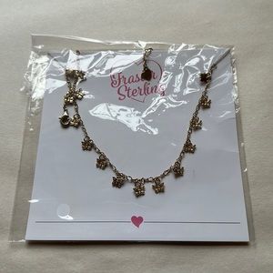 Frasier Sterling Gold Butterfly Necklace